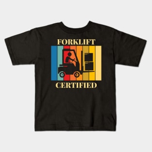 Forklift Certified Meme Kids T-Shirt